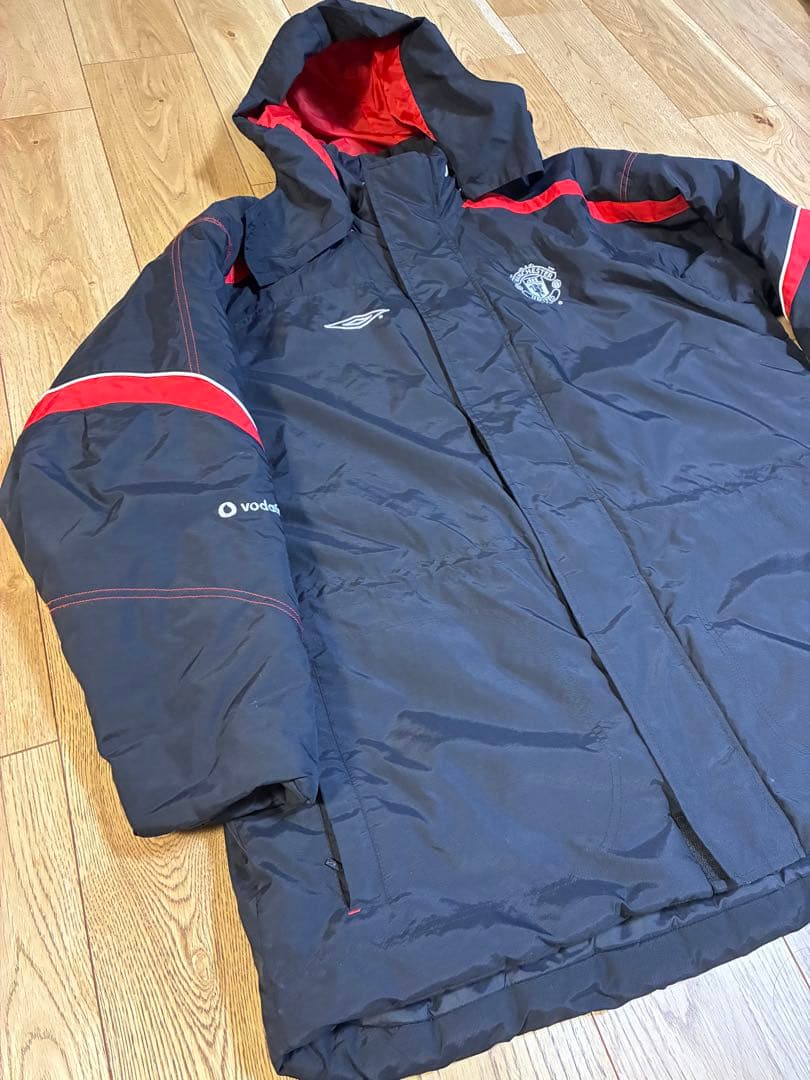 美品　90s UMBRO マンチェスターユナイテッド　中綿　ナイロンジャケット