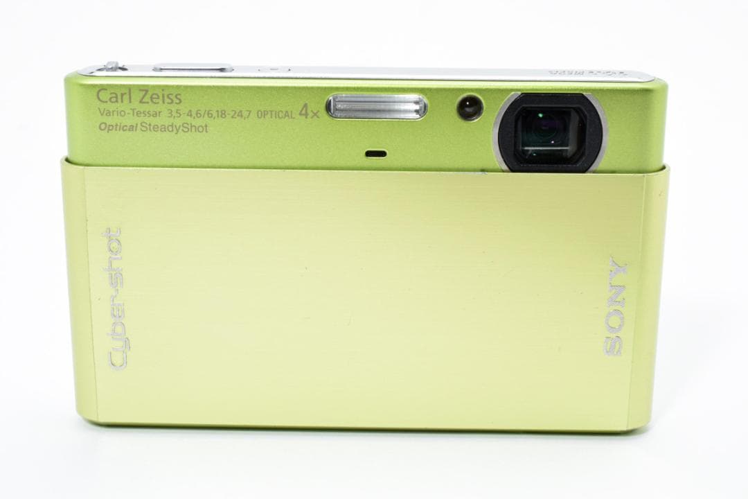 ソニー　SONY Cyber-shot DSC-T77 グリーン《動作確認済み》