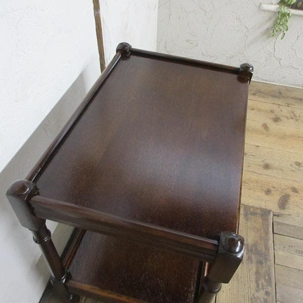 イギリス アンティーク 家具 キッチンワゴン トロリー カフェ 英国 6999d