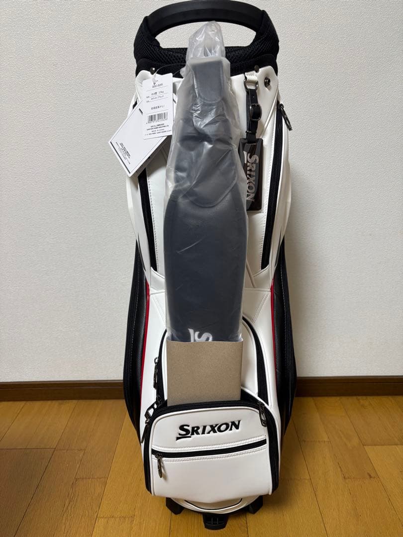 Srixon キャディバッグ ホワイト/ブラック