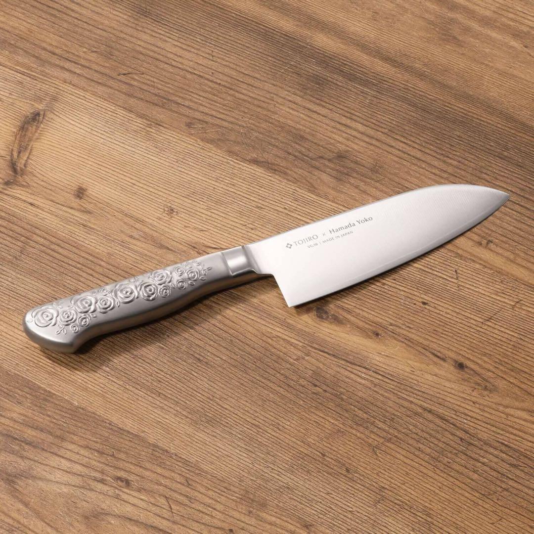A430 浜田ママプロデュース 使いやすい刀身の包丁 藤次郎 ロゼ 14.5ｃｍ