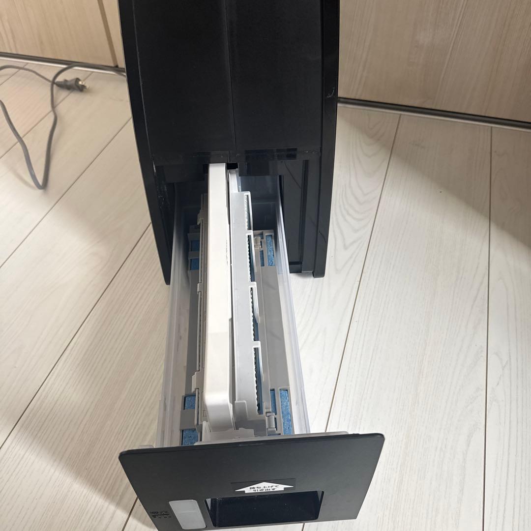 SHARP 空気清浄機 加湿器黒 スリムタイプ