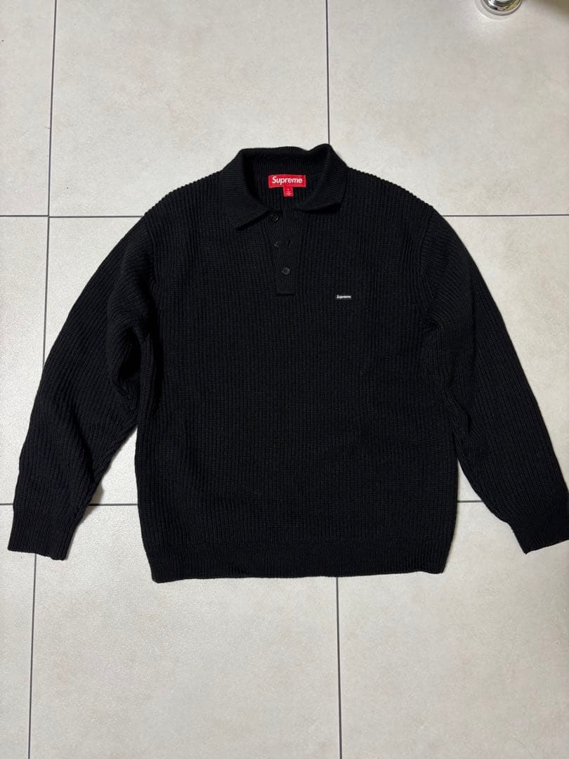 Supreme small box ニットポロセーター