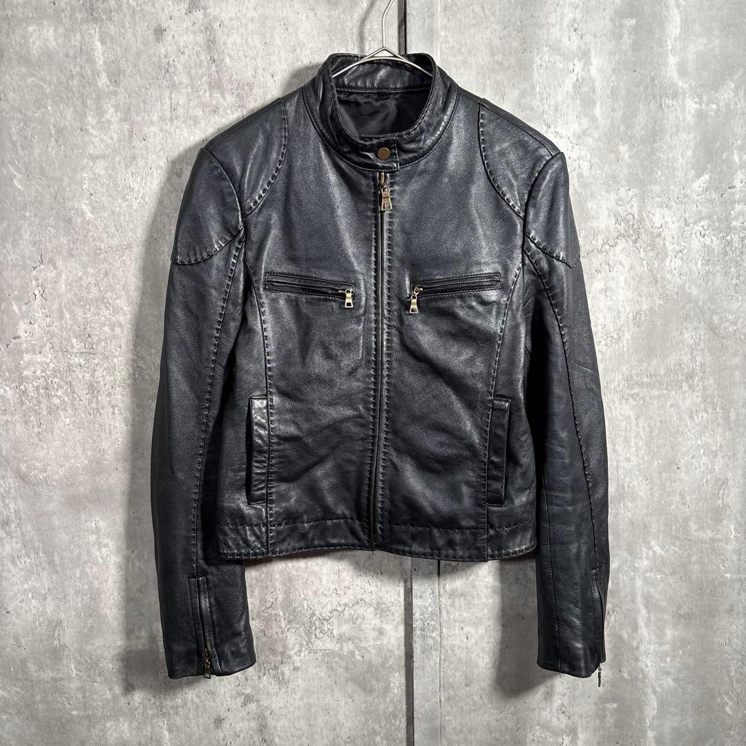 【00s】Archiveイタリア製LeatherJacket\"平成グランジY2K