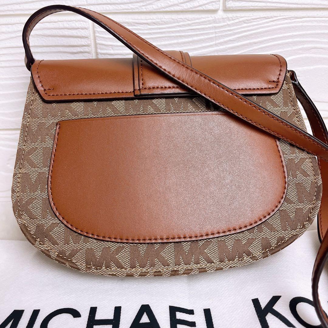 極美品☆MICHAEL KORS マイケルコース ショルダーバッグ ブラウンMK