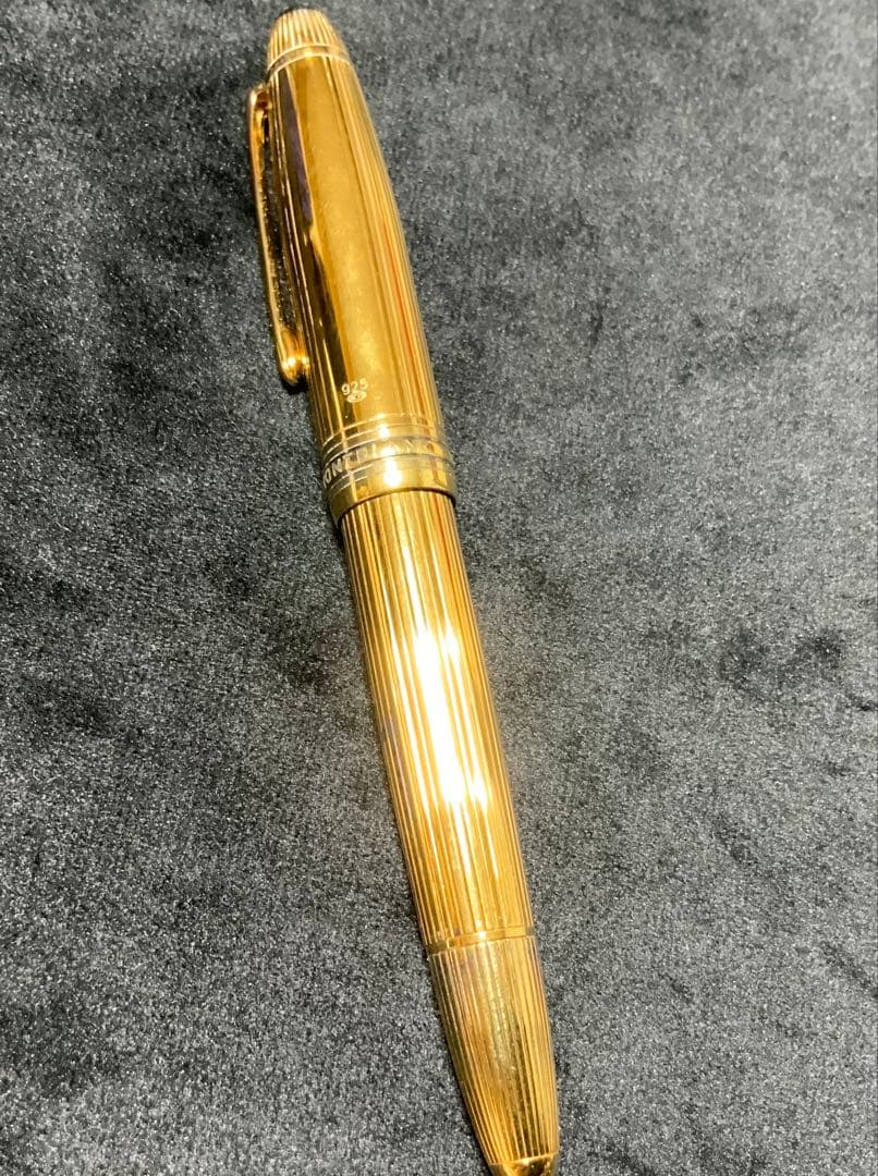 モンブラン　ソリテール　147 トラヴェラー　純銀にゴールド　18K B