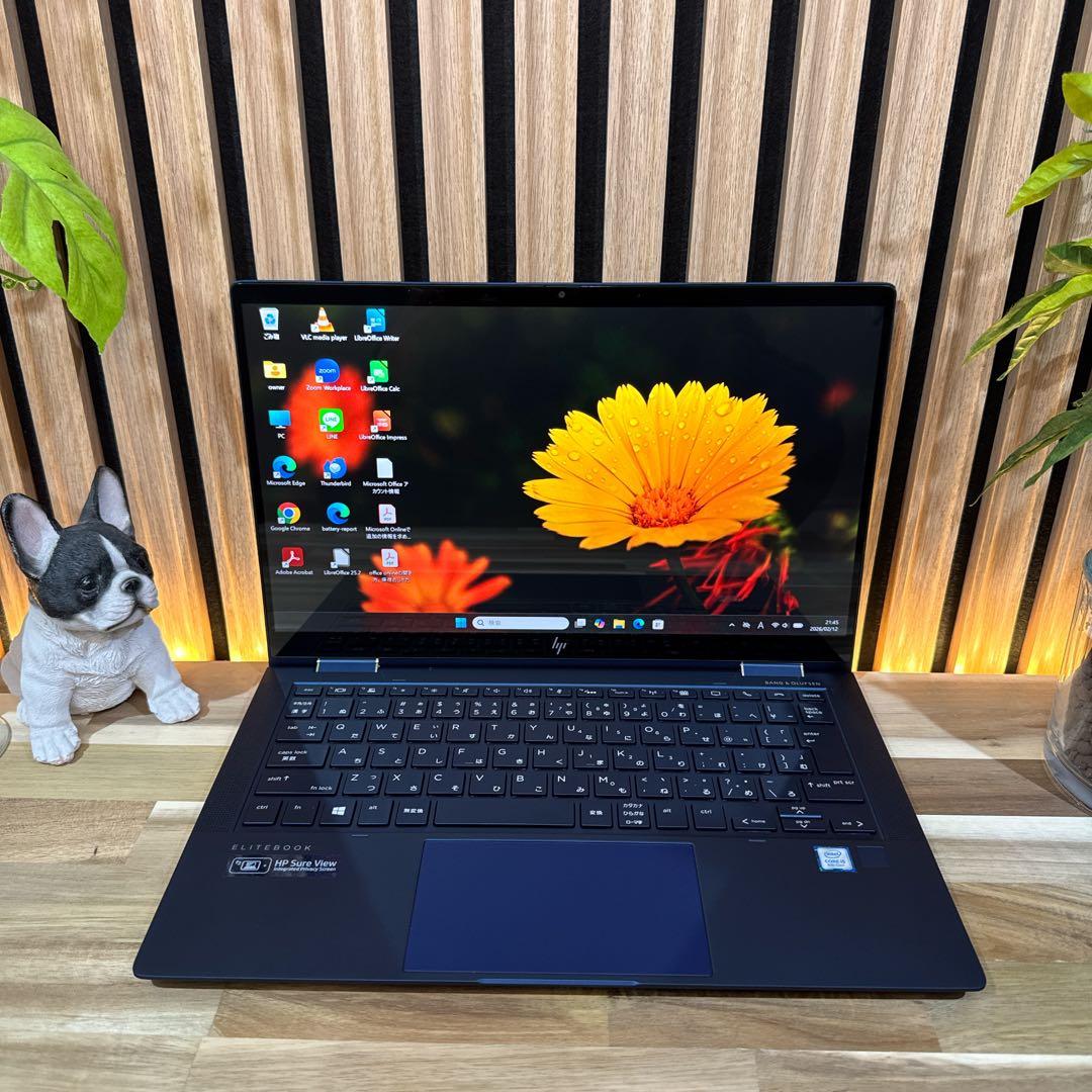 準美品2in1モデル‼️HP☘LTE☘メモリ16GB☘フルHD☘ノートパソコン