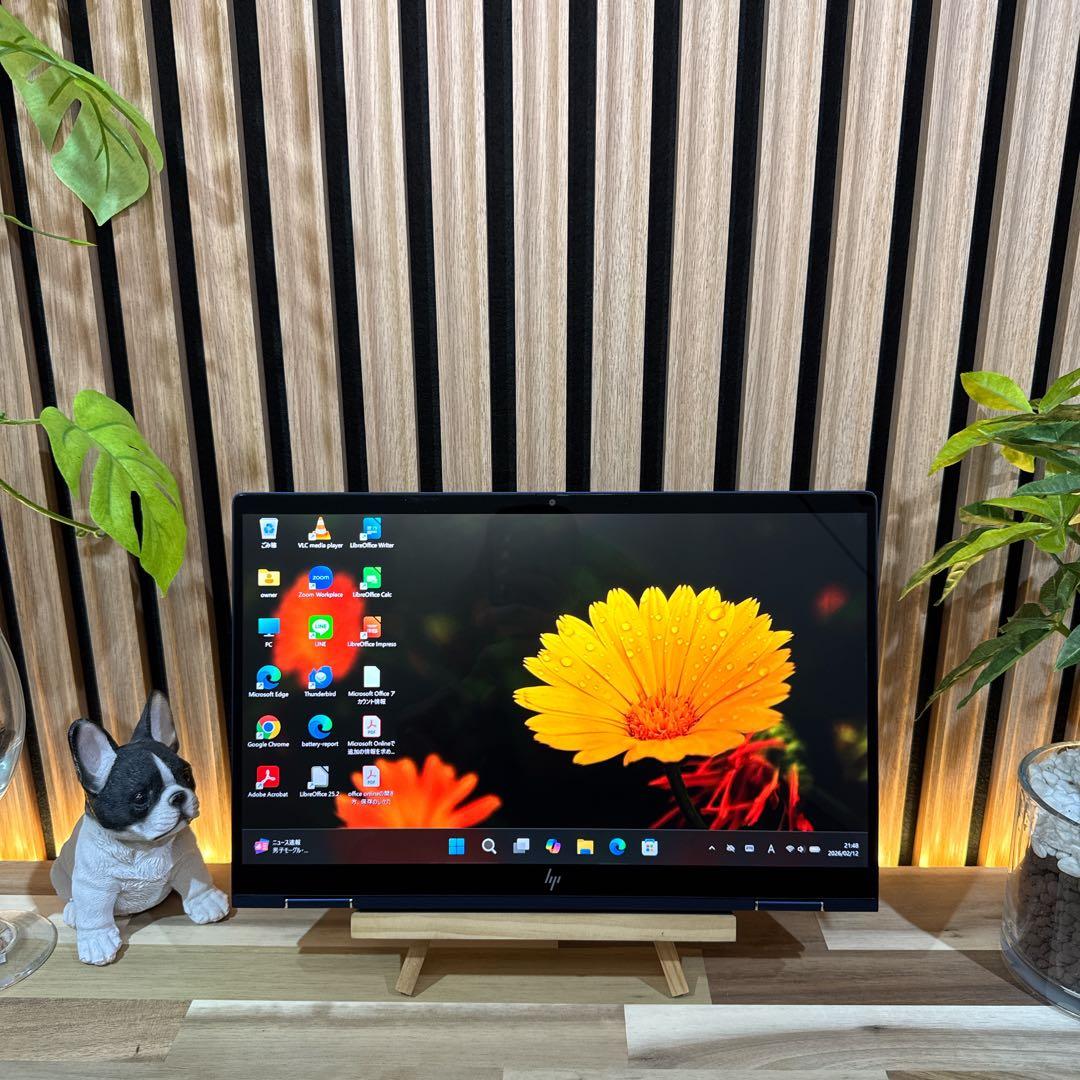 準美品2in1モデル‼️HP☘LTE☘メモリ16GB☘フルHD☘ノートパソコン