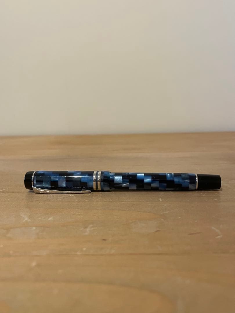 パーカー　デュオフォールド　インターナショナル　モザイク　万年筆　18k