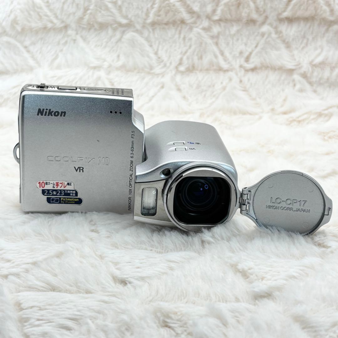 動作良好 Nikon COOLPIX S10 VR シルバー