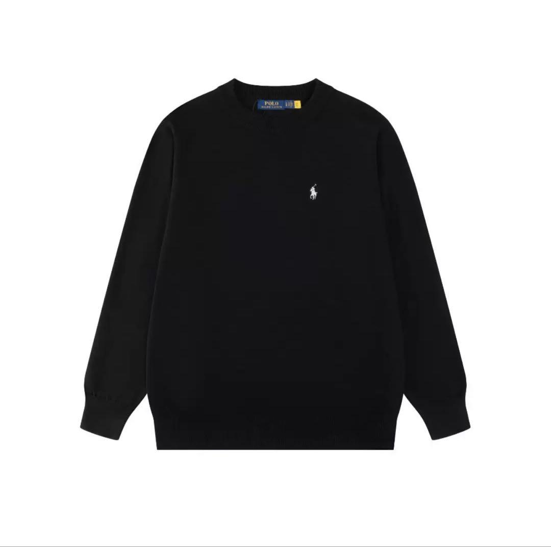 Polo Ralph Lauren クルーネックスウェット（ブラック）M男女兼用