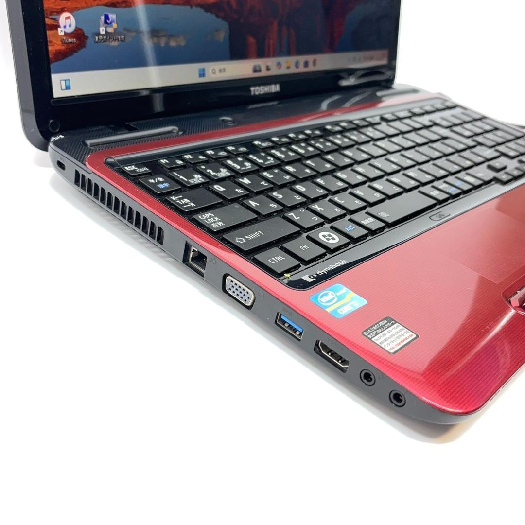 東芝ノートパソコン Windows11 Corei7 新品SSD A5