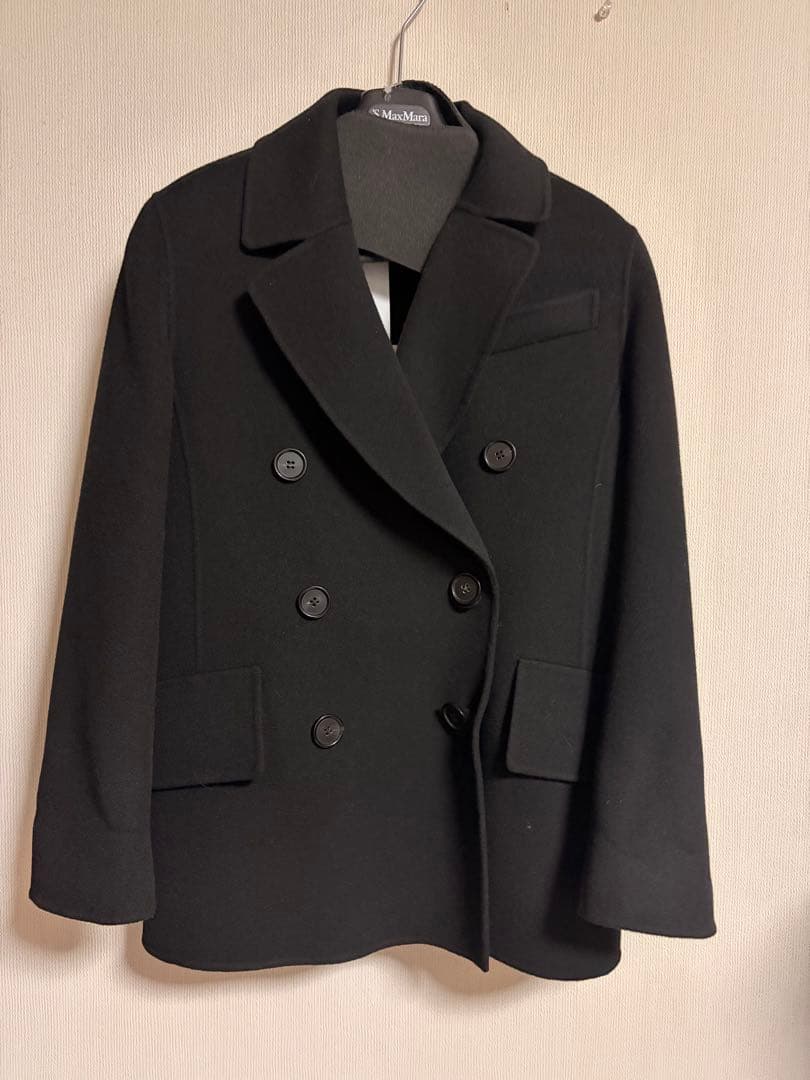 【新品】S MAX MARA ・ダブルブレスト ウールジャケット