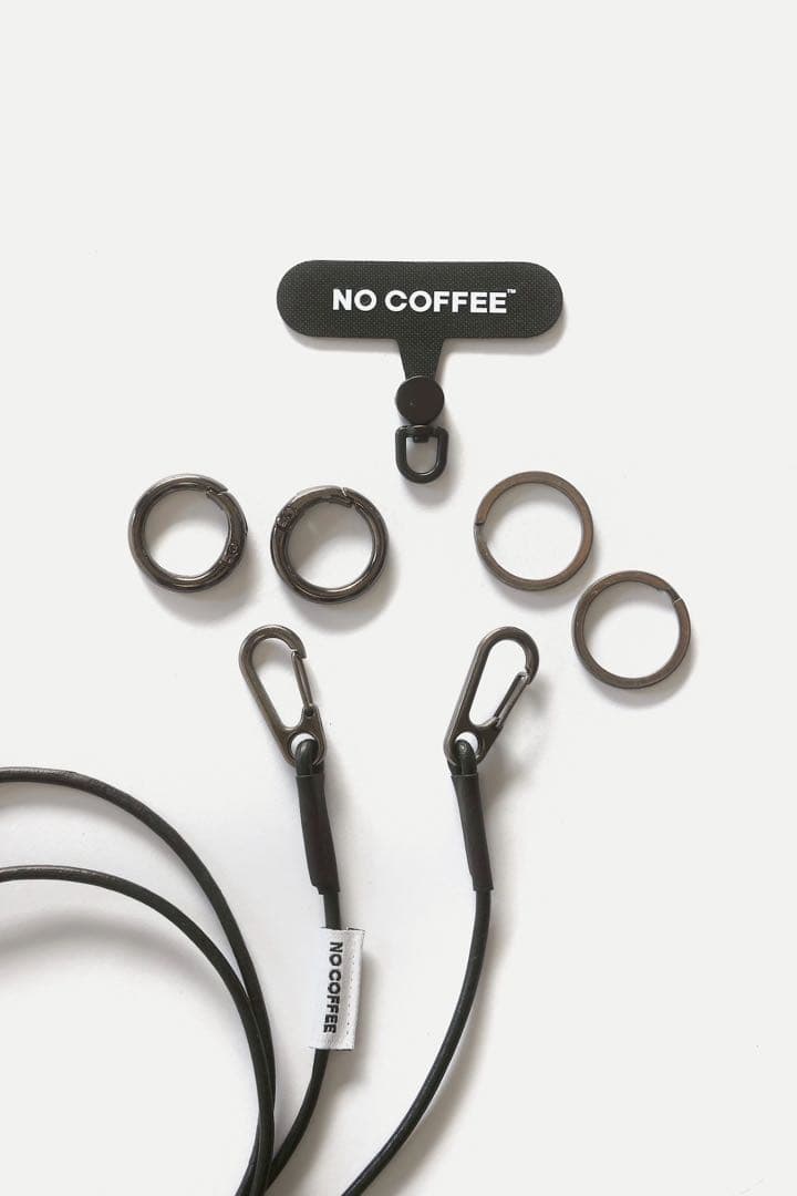 NO COFFEE MULTI HOLDER スマホ　ストラップ　　３点セット