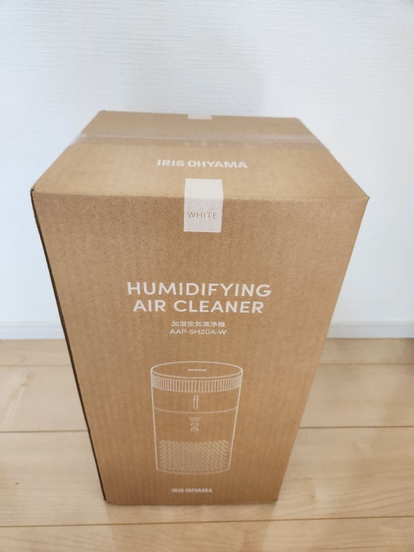 【新品未使用】IRIS OHYAMA 加湿空気清浄機 AAP-SH20A-W