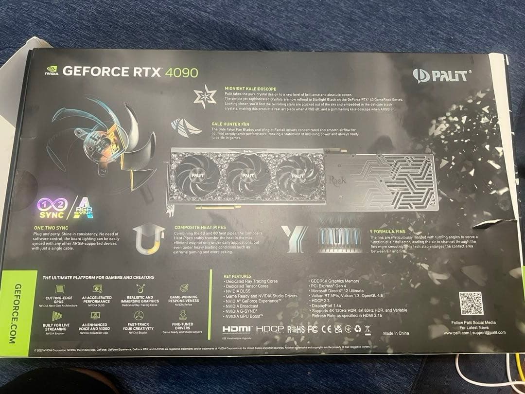 PALIT/GeForce RTX4090 GameRock OC/動作確認済み