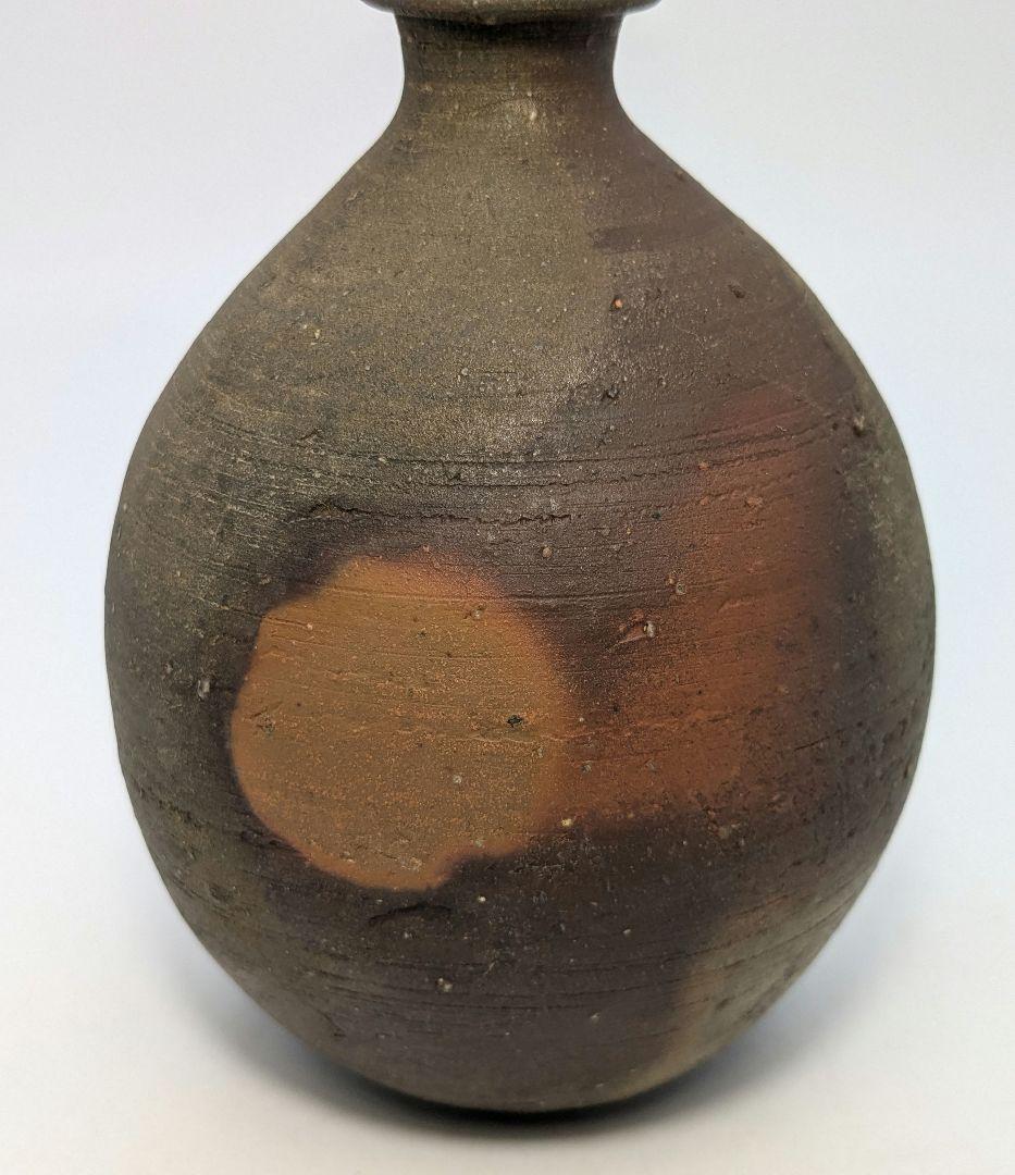 人間国宝 藤原啓 備前焼 徳利 共箱共布栞 酒器 とっくり 花器 一輪挿し花瓶