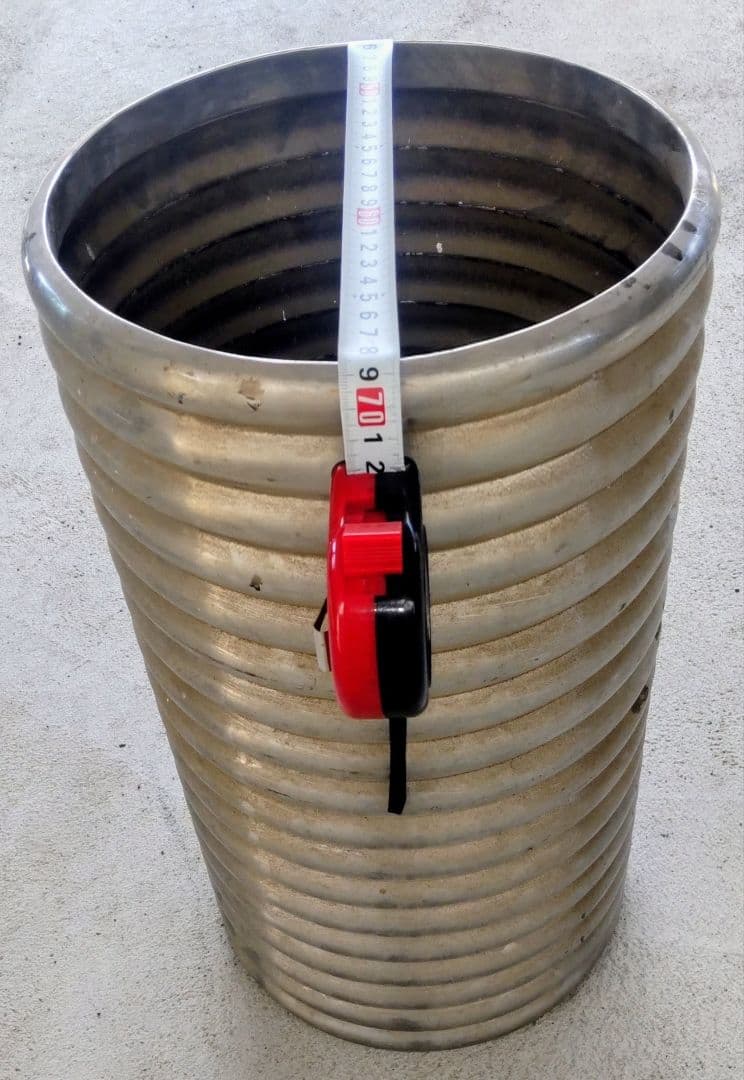 「大切に保管していました」／ステンレス製容器45.0cm 底板外し可能