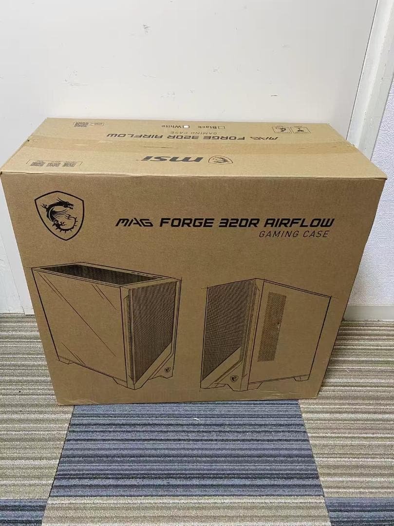 ほぼ未使用 MSI MAG FORGE 320R AIRFLOW WHITE