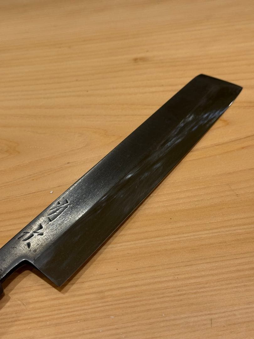 薄刃包丁　有次　本焼き　7寸