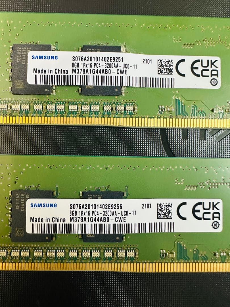 ⓺各社DDR4　16GB　（8GB*2）