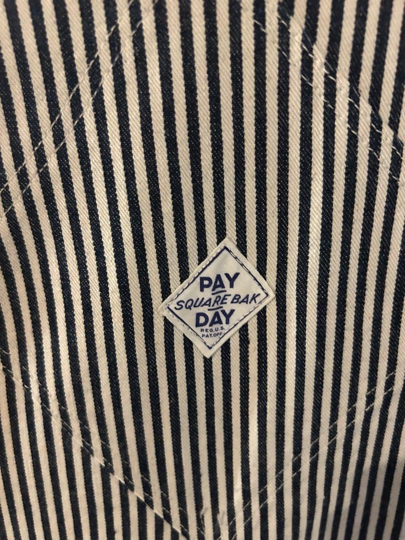 大戦モデル！！　PAYDAY ペイデイ　ヒッコリーオーバーオール　40s