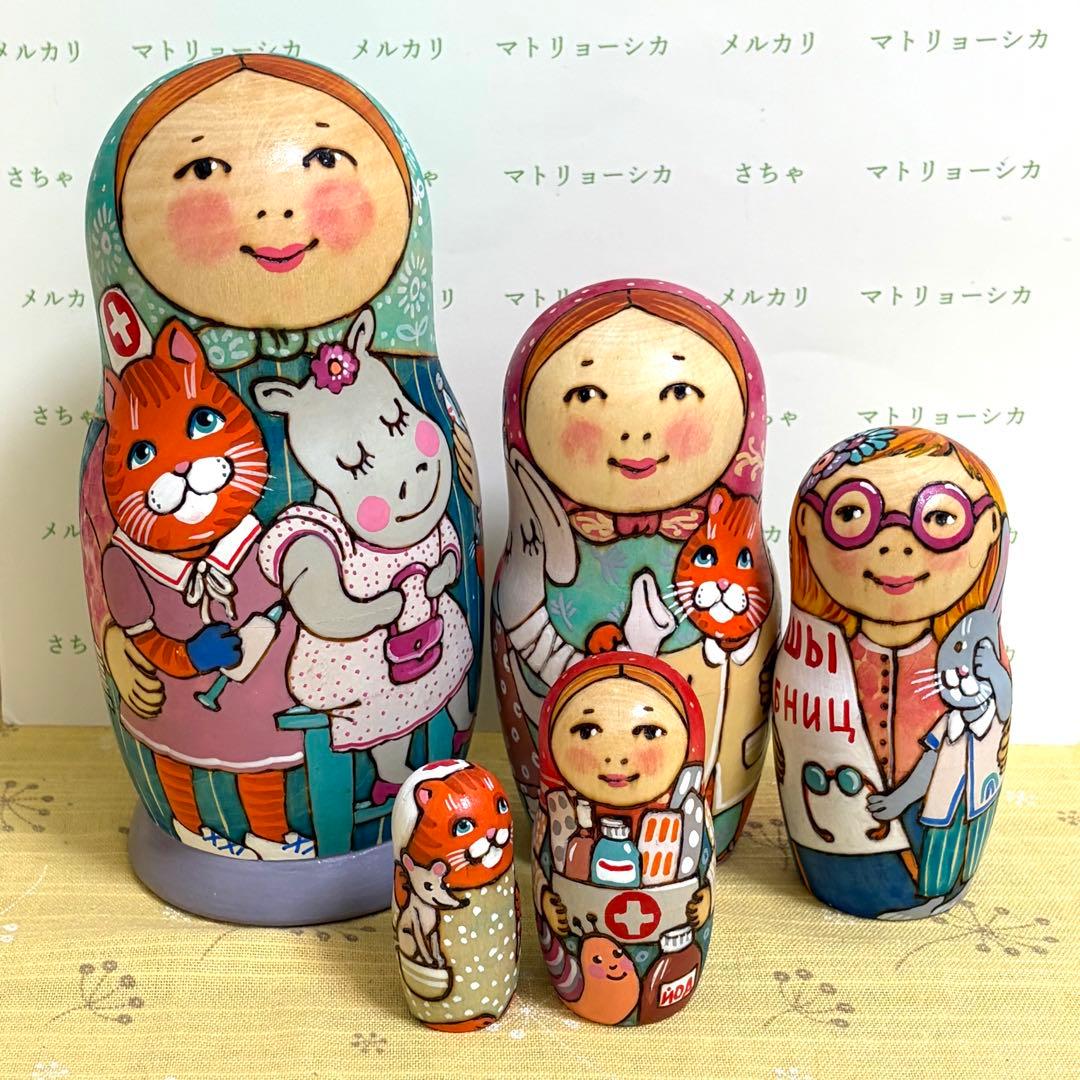 マトリョーシカ　オリジナル　タチアナ・ドゥビニッチ　ロシア雑貨