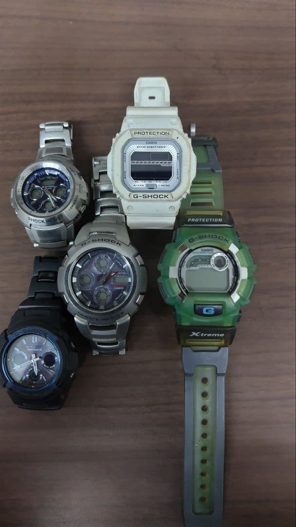 G-SHOCK デジタル腕時計 5点セットジャンク品