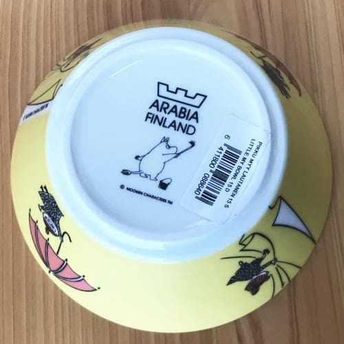 未使用バーコードシールあり旧王冠ロゴ ARABIAリトルミィ ボウル アンブレラ