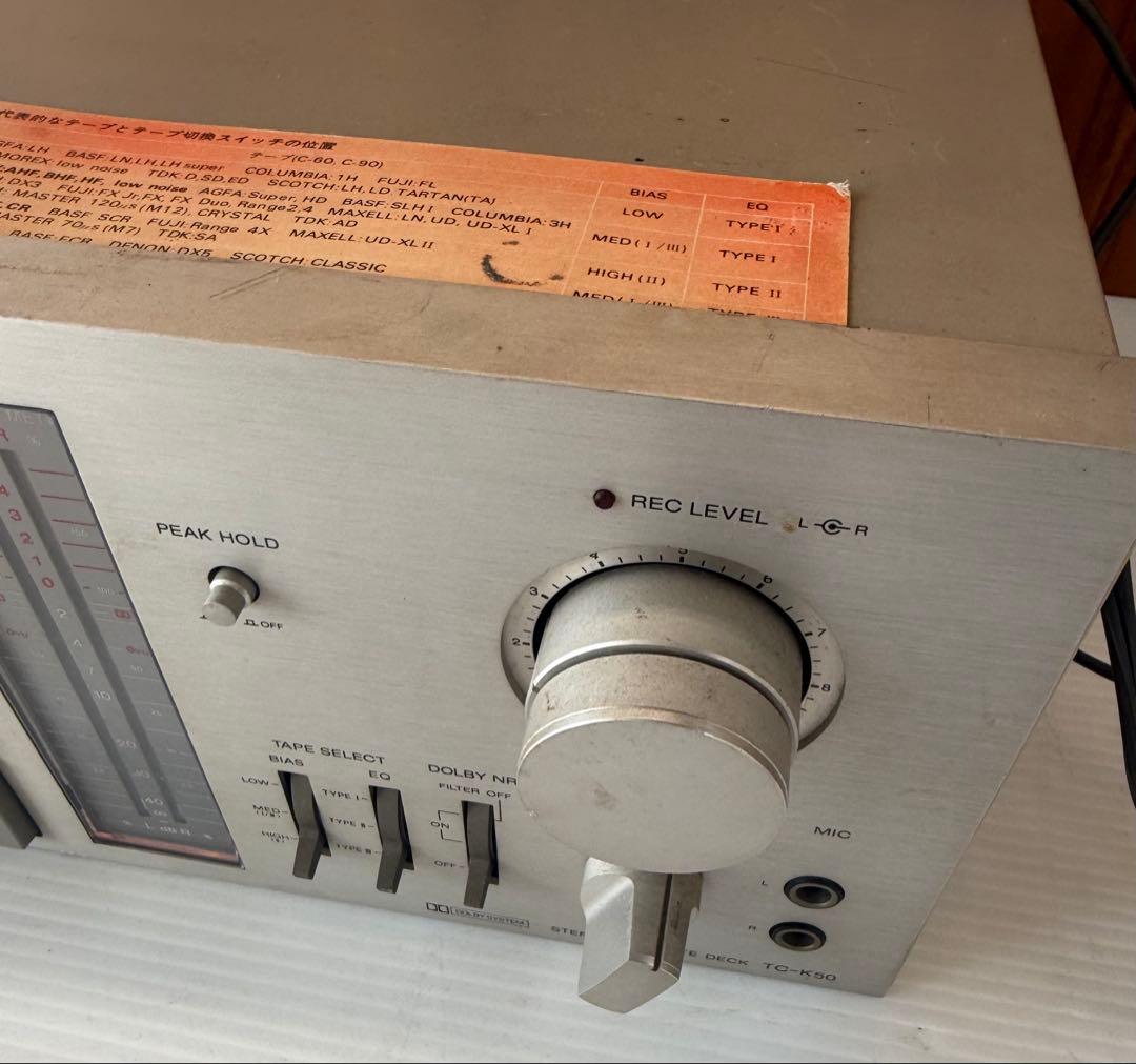 SONY TC-K50 カセットデッキ(a65)