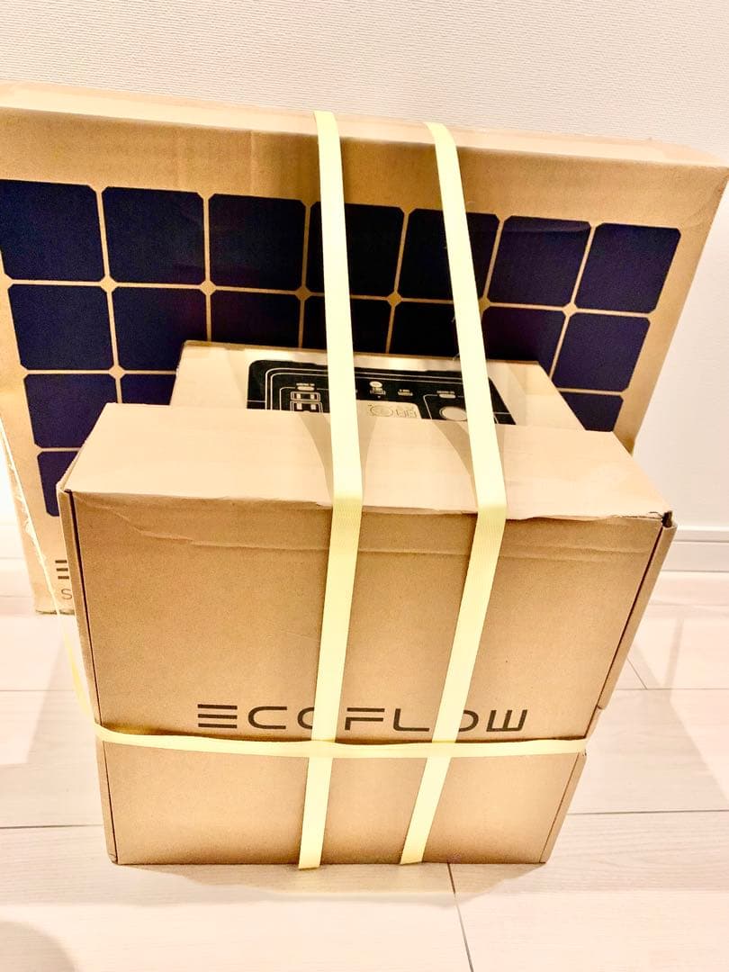 ECOFLOW 2 ソーラーパネル 専用バック 3点セット 防災対策