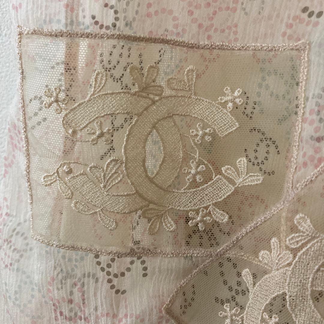 シャネル　CHANEL キャミソール　シアー　シルク　40