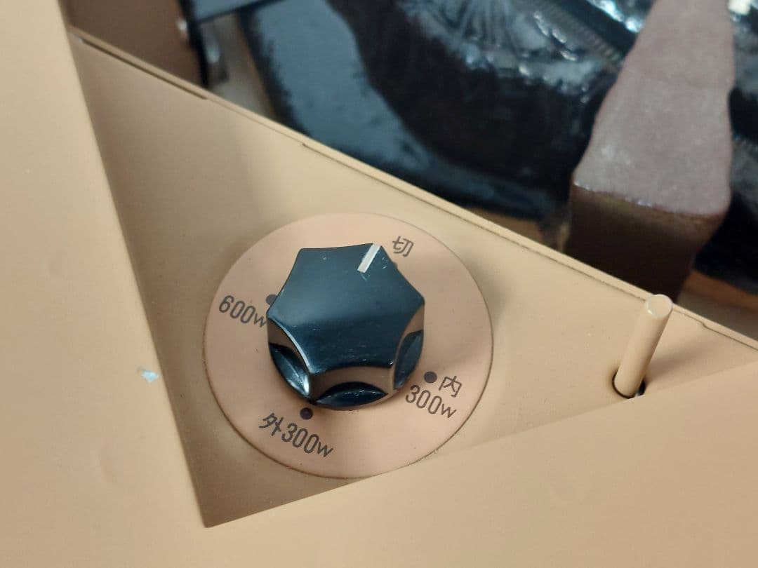 茶道具 野々田商店 炭型 電熱式炉壇 L801 100V 600W 現状品