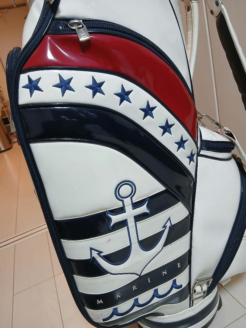 muta MARINE GOLF キャディバッグ ホワイト
