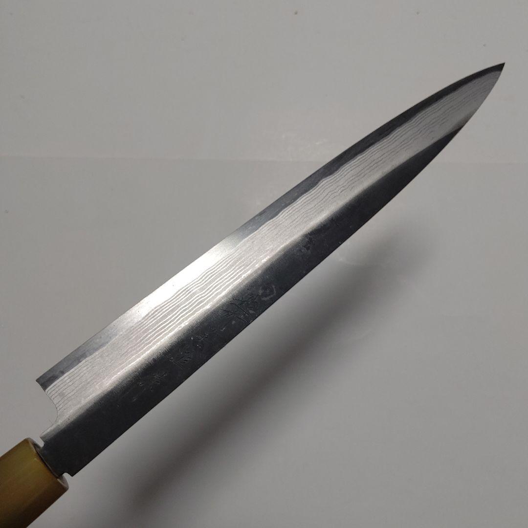 片刃包丁 左黒打柳刃④ 北岡英雄作