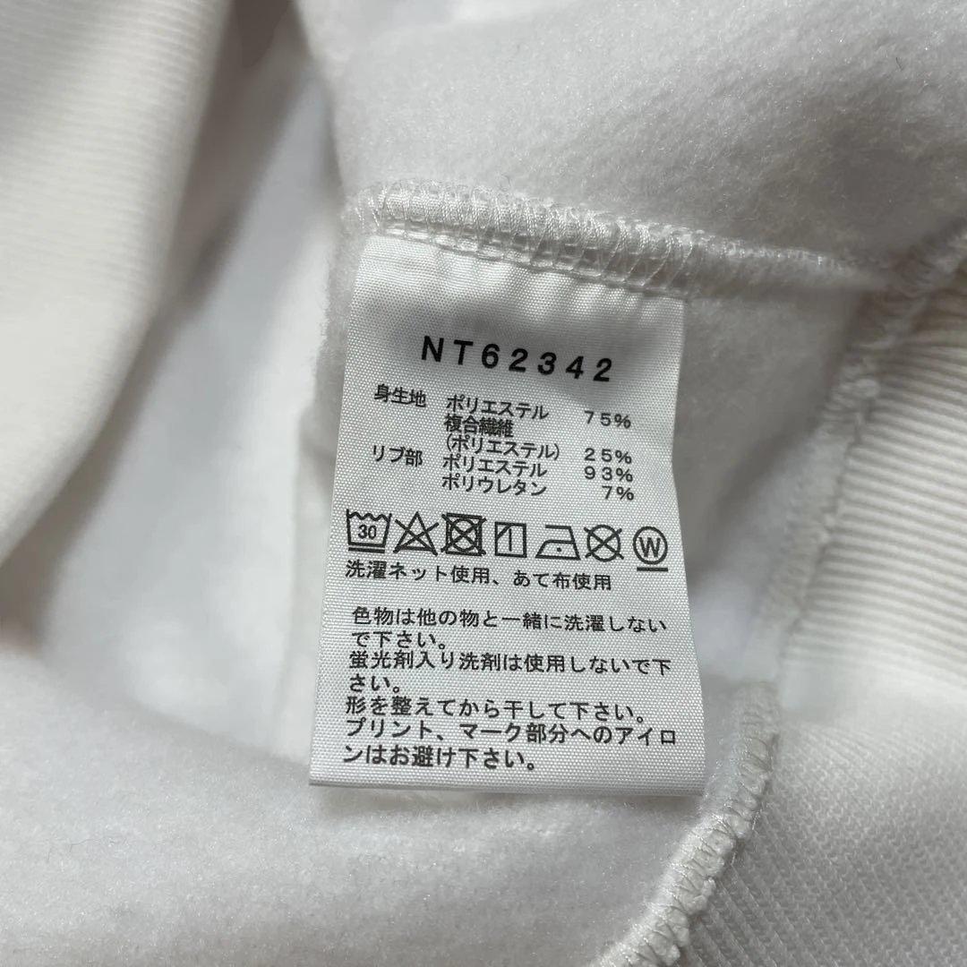 タグ付き新品THE NORTH FACE ホワイト パーカー裏起毛