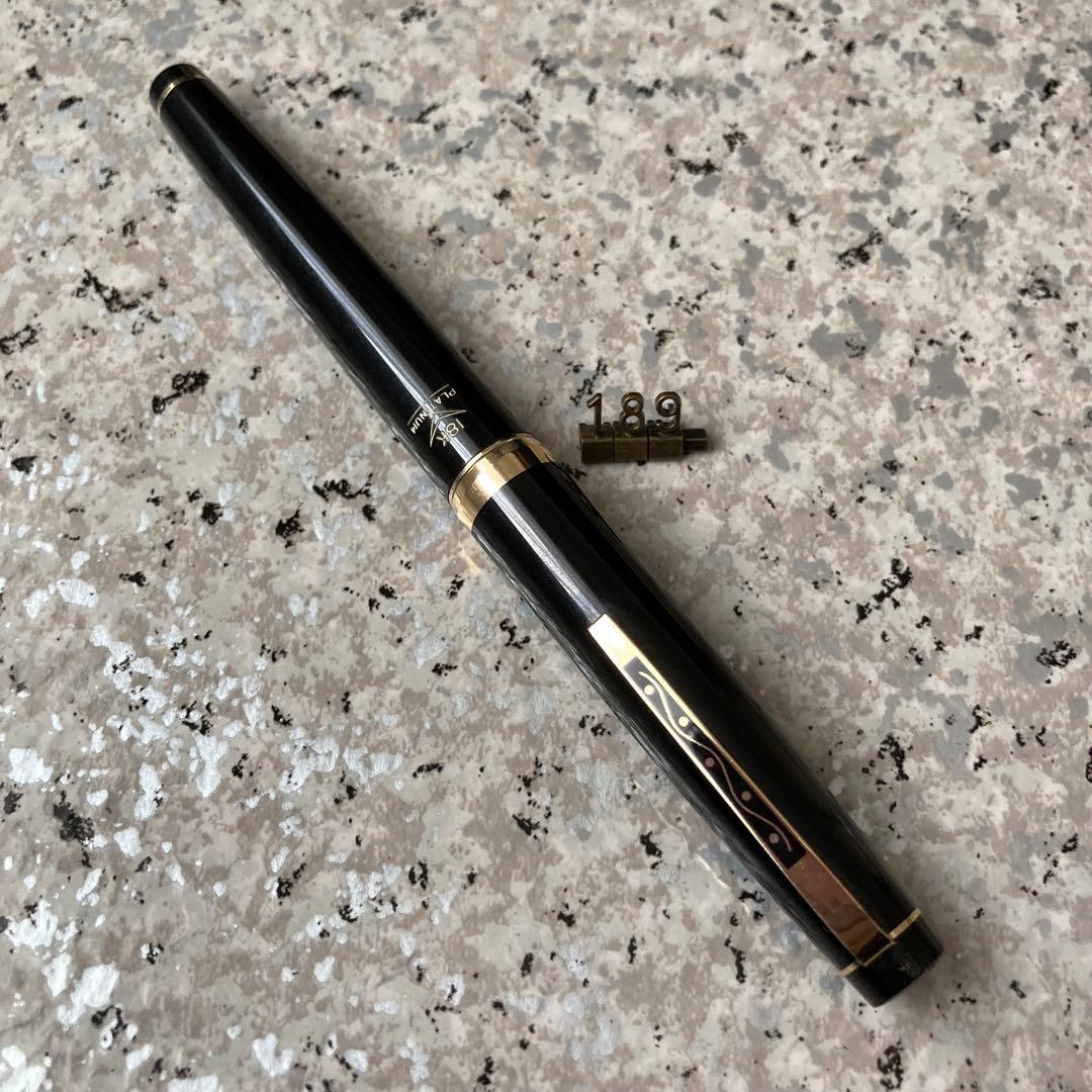 #189 オーバーホール済み 万年筆 プラチナ PLATINUM ロング18k