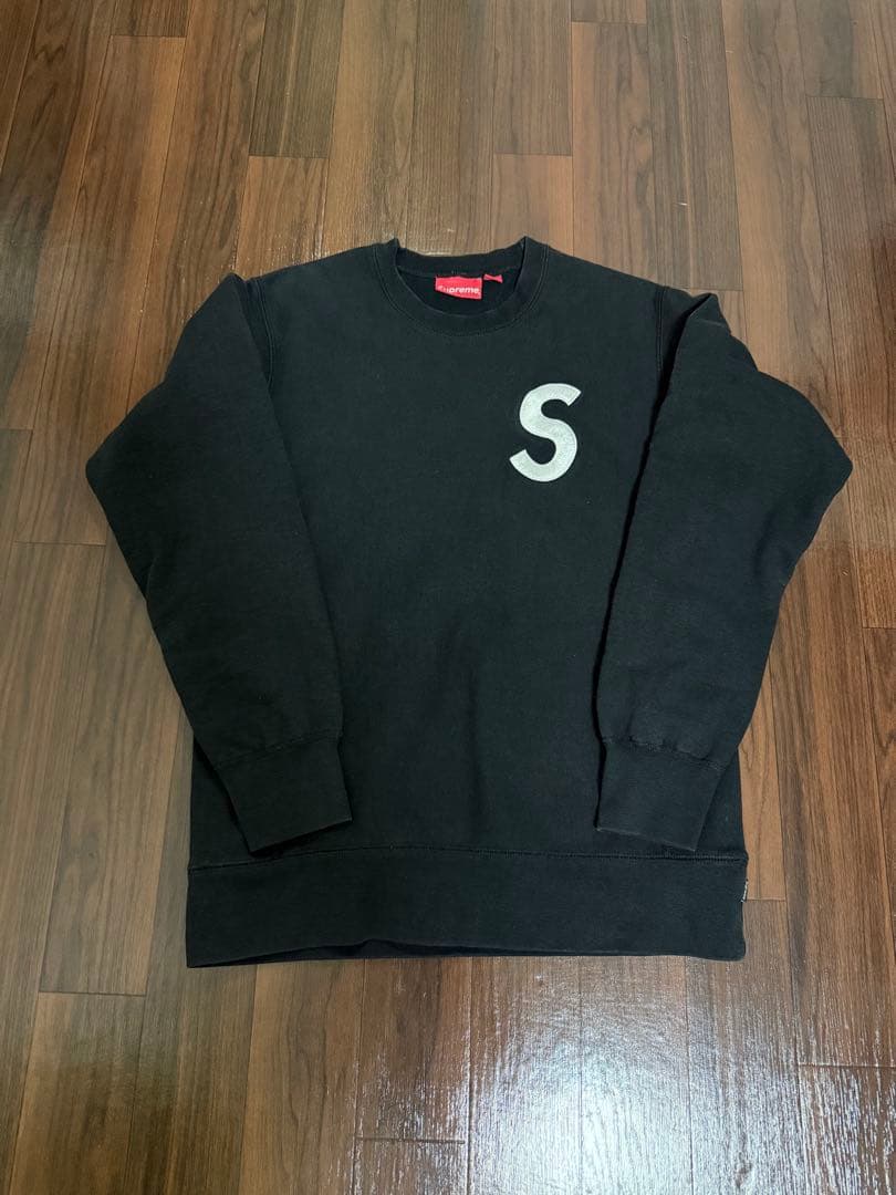 Supreme Sロゴトレーナー　Mサイズ