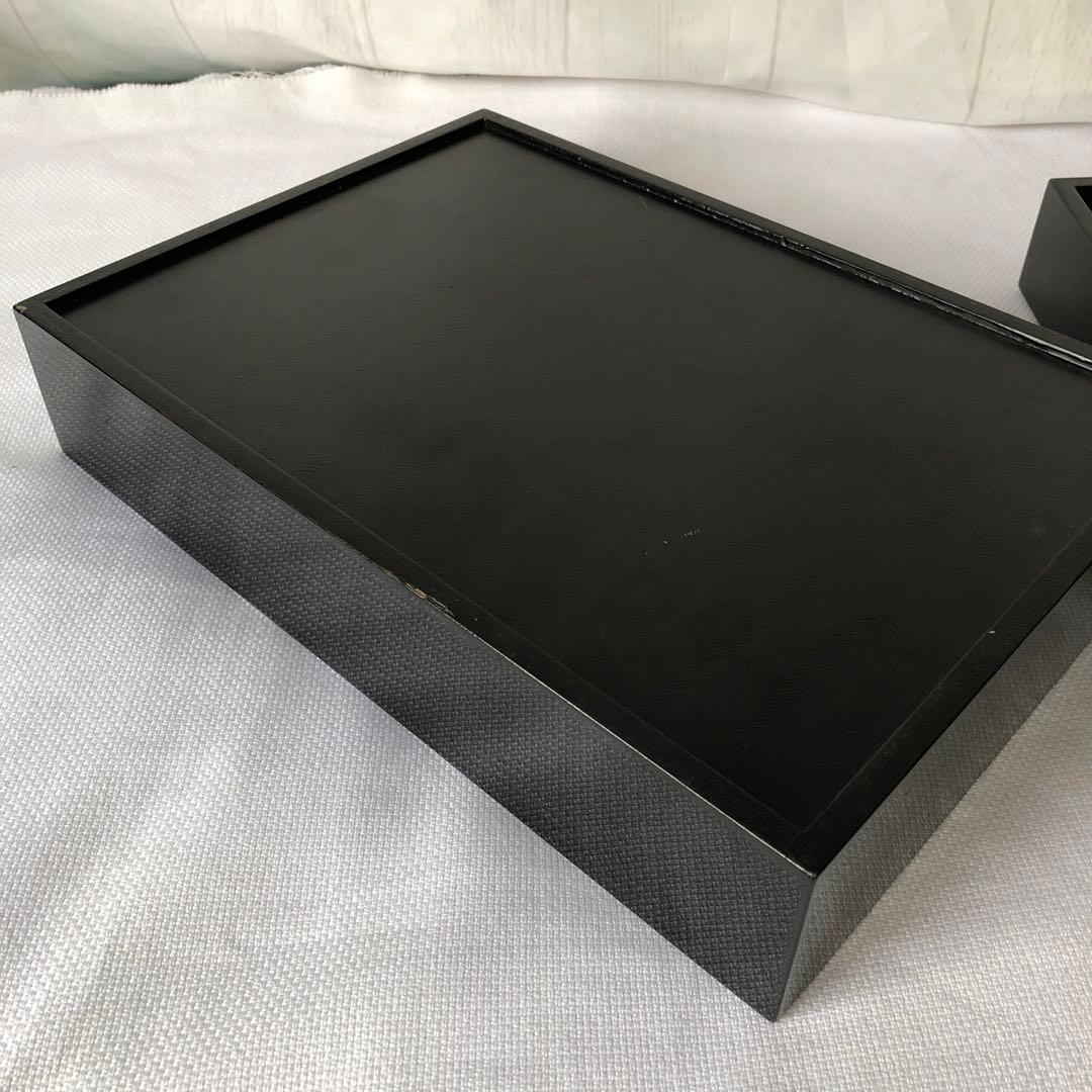 文庫箱　木製塗り物