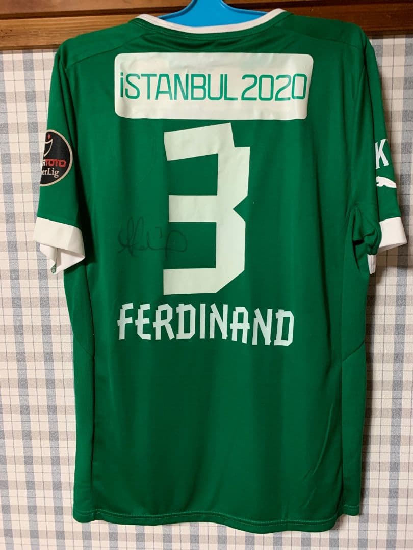 AntonFerdinand2013年サイン入りトルコ・ブルサスポル着用ユニ