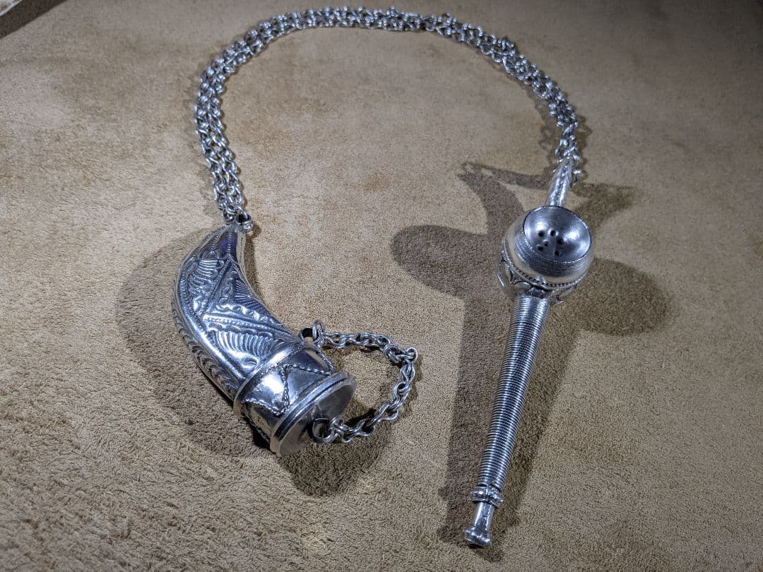 Silver Pipe＆Ashtray チェーン set