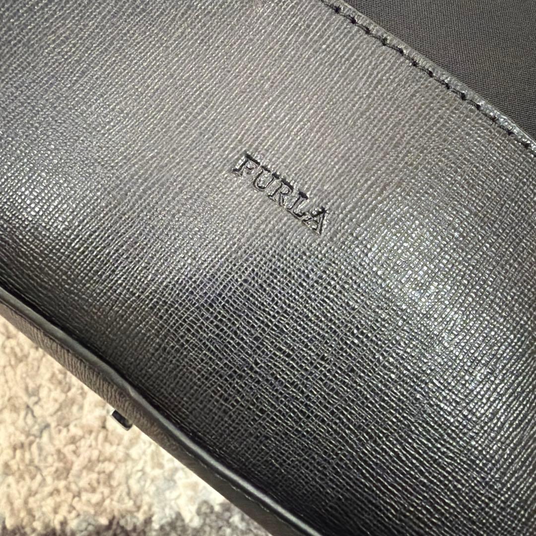 FURLA ビジネスバック レザー ナイロン