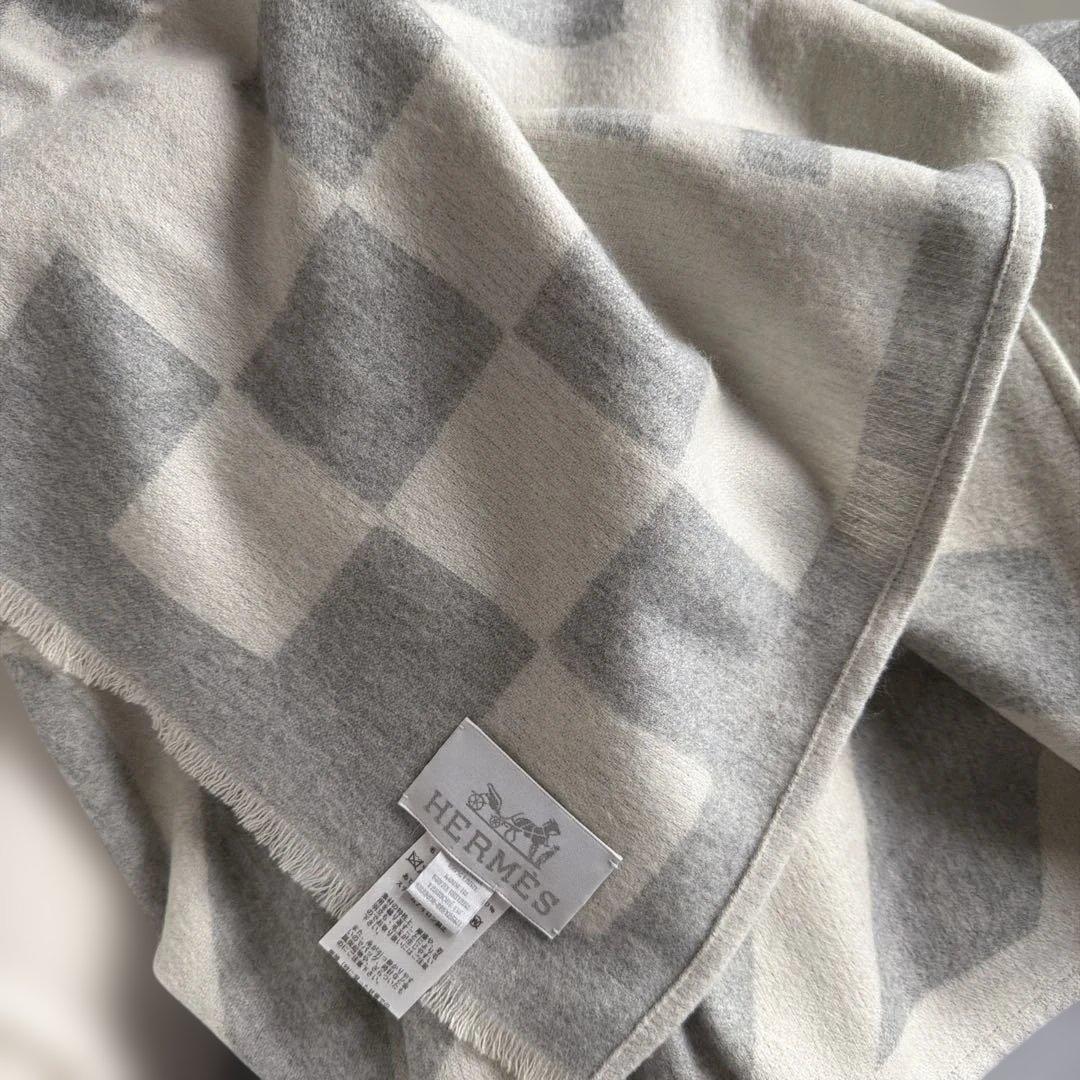 HERMES ウール ブランケット