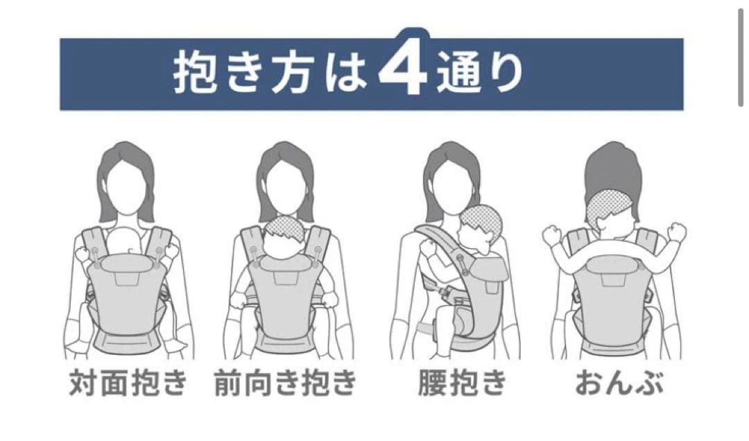 エルゴベビー オムニ ブリーズ 抱っこ紐 ストレートブルー　メッシュ