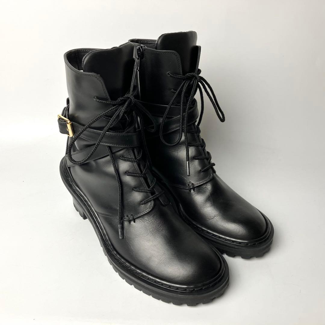 【極美品】PIPPICHIC OBLIQUE コンバットブーツ　クロスベルト23