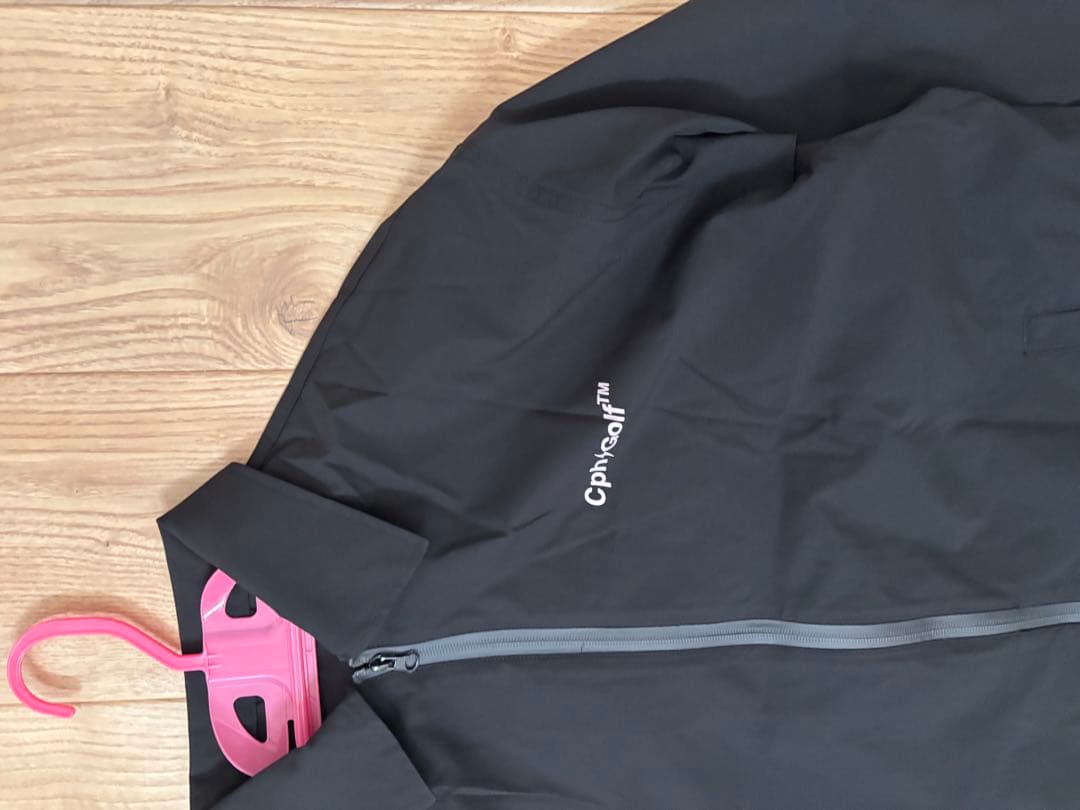 CphiGolf 黒 ジッパー　コーチジャケット　薄手　M