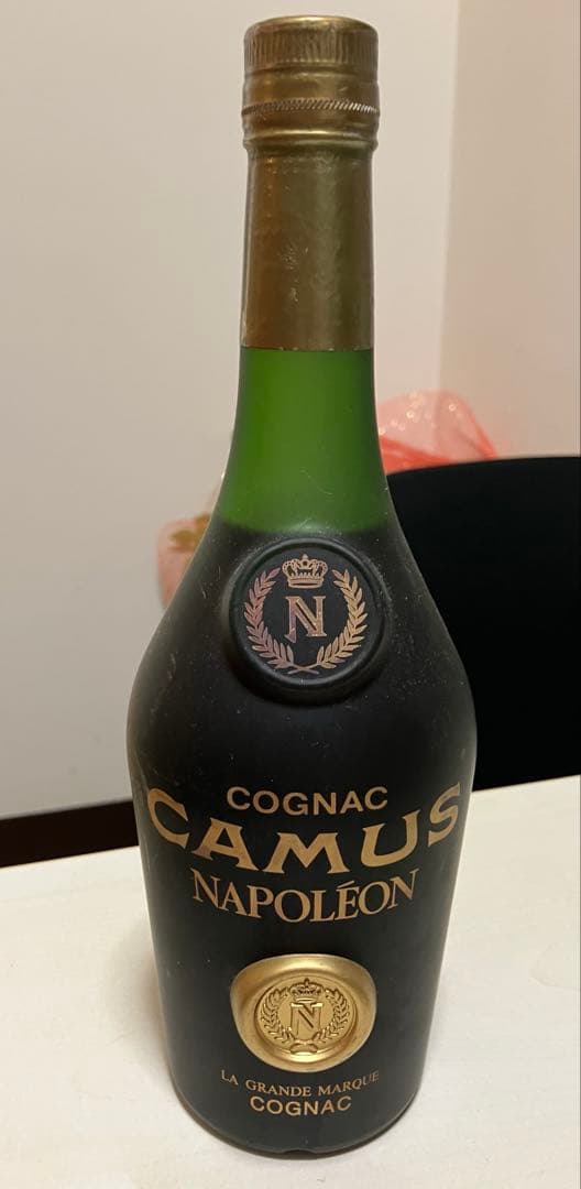 未開詮/CAMUS カミュナポレオン コニャック 木製スライダー付き3本セット