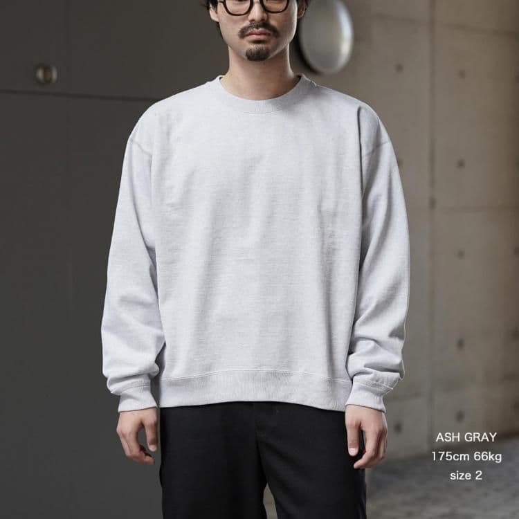 【極美品】25SS マーカウェア コンフォートスウェット グレー サイズ2