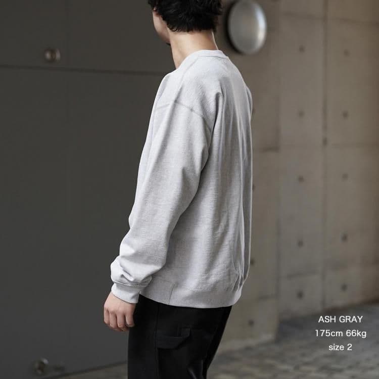 【極美品】25SS マーカウェア コンフォートスウェット グレー サイズ2