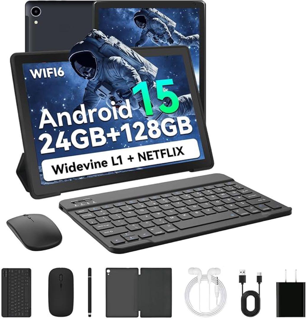 Android 15 10インチタブレット 24GB RAM 128GB